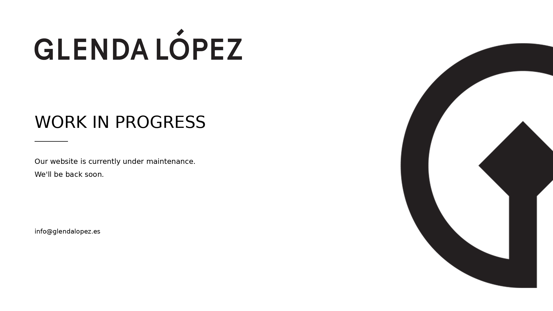 Glenda López — Work in Progress
