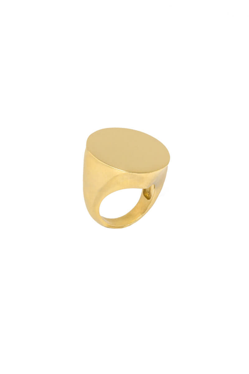 The Maxi Signet Ring | Glenda López Official Website